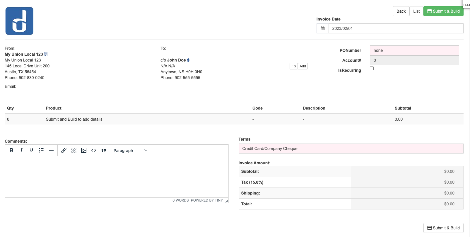 How to Create an Invoice