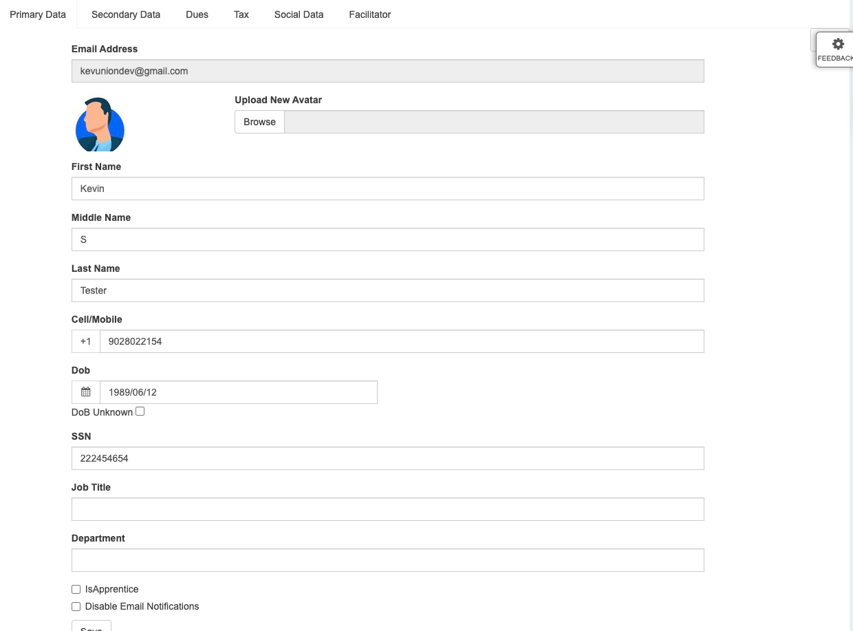 How to Change Basic Member Information