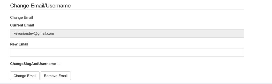 How to Change a Members Email Address